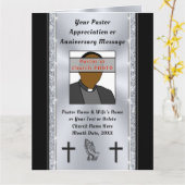 Verbluffende gepersonaliseerde kaarten voor pastor (Gele Bloem)