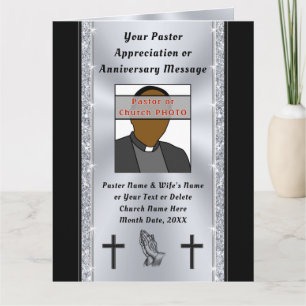 Verbluffende gepersonaliseerde kaarten voor pastor