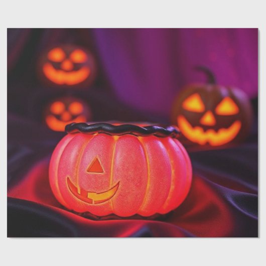 Verbluffende Glanzende Halloween Ratled | Beperkt Cadeaupapier (Vlak)
