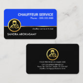 Verbluffende Gold Line Private Driver Visitekaartje (Voorkant / Achterkant)