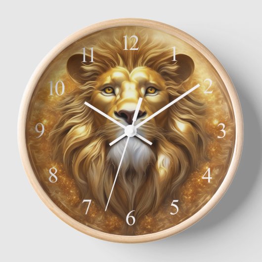 Verbluffende Gold Lion Head (Voorkant)