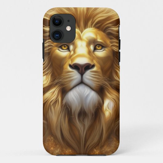 Verbluffende Gold Lion Head Case-Mate iPhone Case (Achterkant)