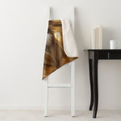 Verbluffende Gold Lion Head Sherpa Deken (In situ)