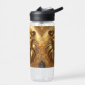 Verbluffende Gold Lion Head Waterfles (Links)