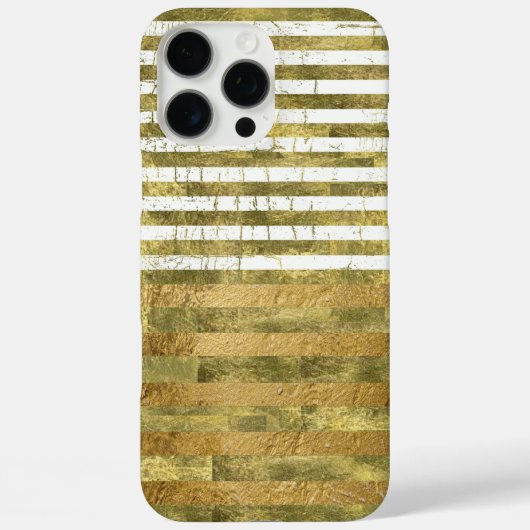 verbluffende gouden strepen Case-Mate iPhone case (Achterkant)