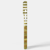 verbluffende gouden strepen Case-Mate iPhone case (Achterkant / Links)
