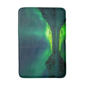 Verbluffende Green Aurora Badmat (Voorkant Verticaal)