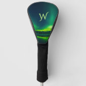 Verbluffende Green Aurora Golfheadcover (Voorkant)