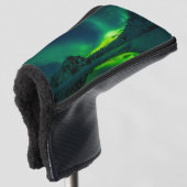 Verbluffende Green Aurora Golfheadcover (3/4 voorkant)