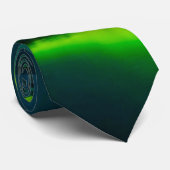 Verbluffende Green Aurora Stropdas (Opgerold)