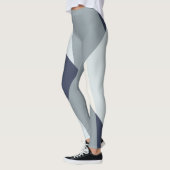 Verbluffende grijze Fade Abstract Leggings (Links)