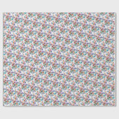 VERBLUFFENDE GRILLIGE BLOEM CADEAUPAPIER (Vlak)