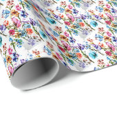 VERBLUFFENDE GRILLIGE BLOEM CADEAUPAPIER (Rol Hoek)