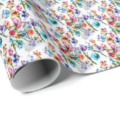 VERBLUFFENDE GRILLIGE BLOEM CADEAUPAPIER (Rol Hoek)