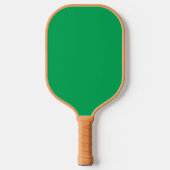 Verbluffende groene achtergrond met wit randontwer pickleball paddle (Voorkant)
