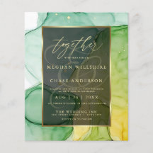 Verbluffende groene en vloeibare Abstracte inktvis