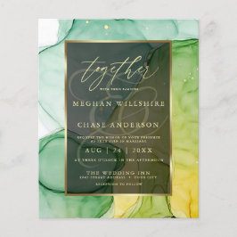 Verbluffende groene en vloeibare Abstracte inktvis