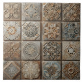 Verbluffende handgemaakte Tegels met patroon Tegeltje (Voorkant)