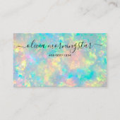 Verbluffende handtekening Opal QR Code Visitekaartje (Voorkant)