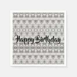 verbluffende Happy Birthday Paper Napkins Servet