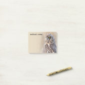 Verbluffende havermout in moerassen post-it® notes (Op bureau)