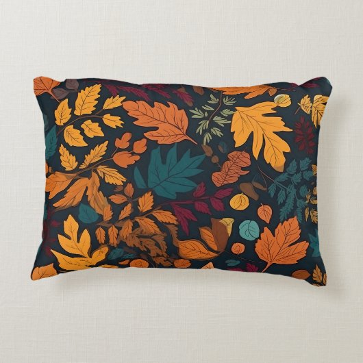 Verbluffende herfst accent kussen (Achterkant)