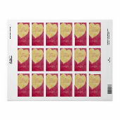 Verbluffende Herfst adreslabel Etiket (Full Sheet)