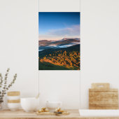 Verbluffende herfstlandschappen vanuit Šilentabor, Poster (Keuken)