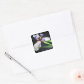 Verbluffende Iris-Sticker Vierkante Sticker (Envelop)