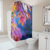 Verbluffende Japanse maapelbladeren Douchegordijn (In situ)