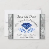 Verbluffende jubileum 'Save the Date'-kaarten, elk Kaart (Voorkant)