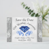 Verbluffende jubileum 'Save the Date'-kaarten, elk Kaart (Staand voorkant)