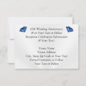 Verbluffende jubileumkaart om de datum te reserver kaart (Achterkant)