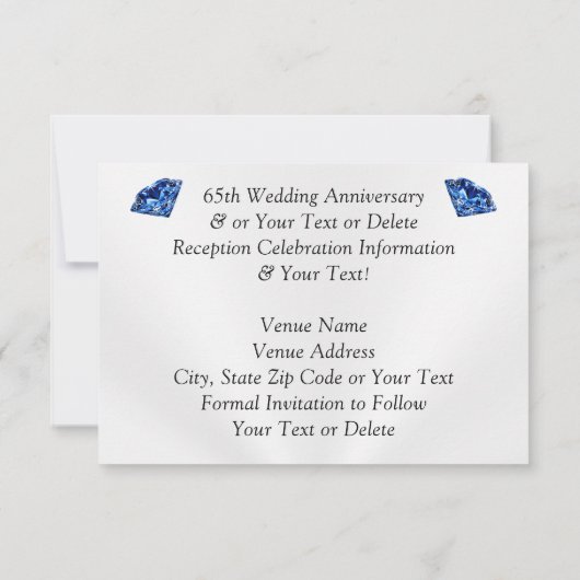 Verbluffende jubileumkaart om de datum te reserver kaart (Achterkant)