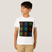 Verbluffende Keniaanse vlinder vlag typografie Ele T-shirt (Voorkant volledig)