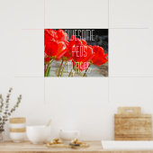 VERBLUFFENDE KINDERVERPLEEGKUNDIGEN kunstprints Tu Poster (Keuken)