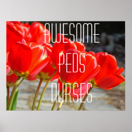 VERBLUFFENDE KINDERVERPLEEGKUNDIGEN kunstprints Tu Poster