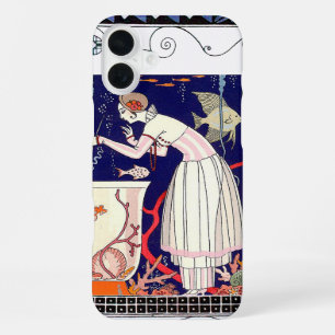 VERBLUFFENDE KLEINE VIS, ART DECO SCHOONHEID MODE iPhone 16 PLUS HOESJE