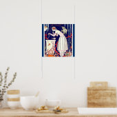 VERBLUFFENDE KLEINE VIS ,ART DECO SCHOONHEID MODE POSTER (Keuken)