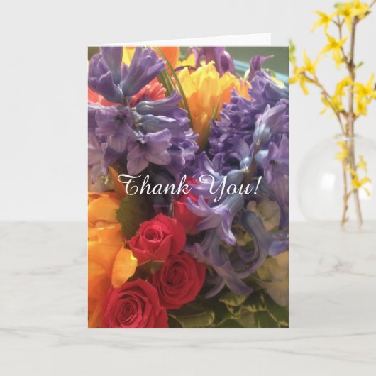 Verbluffende kleuren kaart (Gele Bloem)