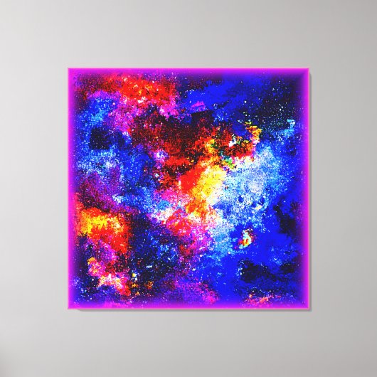 Verbluffende kleuren van het universum. Bestel nu Canvas Afdruk (Voorkant)