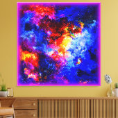 Verbluffende kleuren van het universum. Bestel nu Canvas Afdruk (Insitu (Woonkamer))