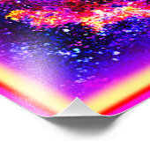 Verbluffende kleuren van het universum. Bestel nu Foto Afdruk (Hoek)