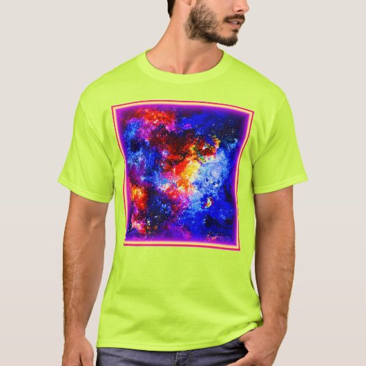 Verbluffende kleuren van het universum t-shirt (Voorkant)