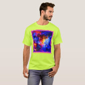 Verbluffende kleuren van het universum t-shirt (Voorkant volledig)