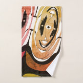 Verbluffende kleurencombinatie Moderne kunst Bad Handdoek (Handdoek)