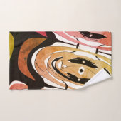 Verbluffende kleurencombinatie Moderne kunst Bad Handdoek (Handdoek)