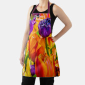 Verbluffende kleurrijke mooie Tulp-bloemen Schort (Insitu)