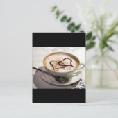 Verbluffende koffiefoto briefkaart (Staand voorkant)