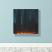 Verbluffende kunst canvas afdruk (Insitu (Houten vloer))